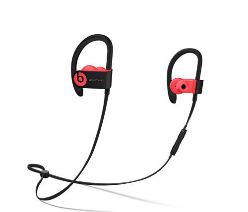 אוזניות ספורט אלחוטיות Beats By Dr.Dre Powerbeats3 עם מיקרופון Bluetooth בצבע שחור אדום