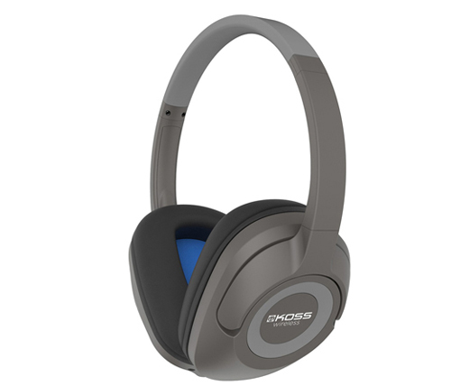אוזניות אלחוטיות Koss BT539i עם מיקרופון Bluetooth בצבע אפור כהה