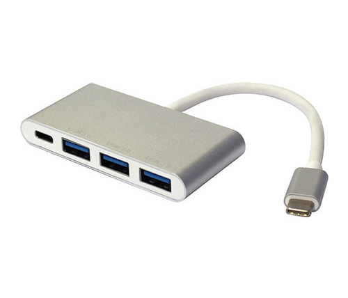 מפצל USB 3.0  TYPE C ETION הכולל 3 כניסות + חיבור Type - C