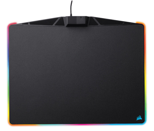 משטח לעכבר Corsair MM800 RGB POLARIS Gaming כולל תאורת LED