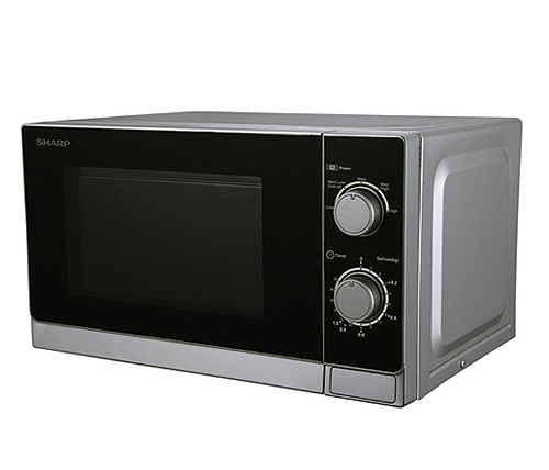 מיקרוגל 20 ליטר Sharp  R20CT בצבע כסוף ושחור