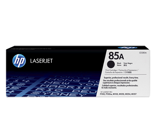 טונר למדפסת לייזר HP בצבע שחור 85A CE285A