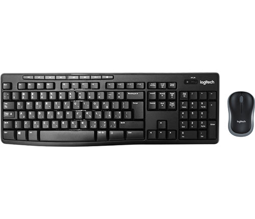 סט מקלדת ועכבר אלחוטיים Logitech Wireless Combo MK270 עברית אנגלית