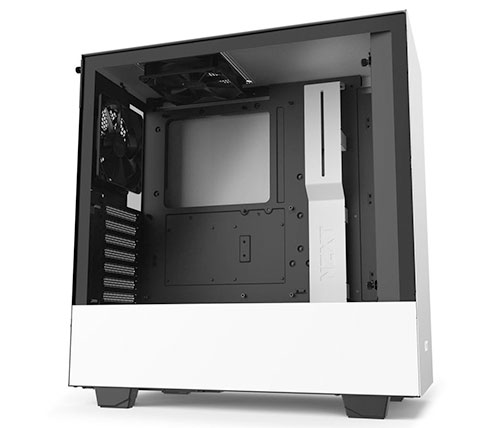 מארז מחשב NZXT H510 בצבע לבן כולל חלון צד