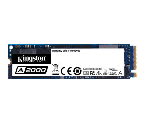 כונן Kingston A2000 500GB PCIe M.2 2280 NVMe SSD
