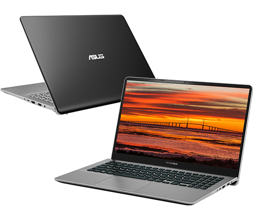 מחשב נייד "15.6 Asus VivoBook S15 S530FA-BQ015T i5-8265U בצבע אפור מתכת, כונן 256GB SSD, זכרון 8GB ומ. גרפי Intel 620