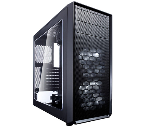 מארז מחשב Fractal Design Focus G - Black בצבע שחור כולל חלון צד