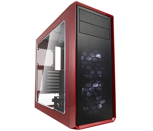 מארז מחשב Fractal Design Focus G - Mystic Red בצבע אדום כולל חלון צד