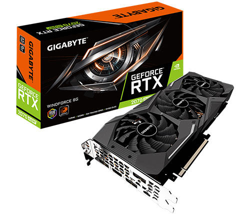 כרטיס מסך Gigabyte GeForce RTX 2070 SUPER™ WINDFORCE OC 8G GDDR6