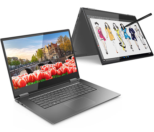 מחשב נייד "15.6 Lenovo IdeaPad Yoga 730-15 81CU001QIV i5-8250U בצבע אפור, כונן 512GB SSD, זכרון 8GB ומ.גרפי Nvidia GTX 1050