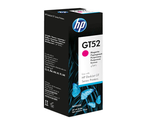 בקבוק דיו מג'נטה מקורי למדפסת 515/615 HP GT52‎ M0H55AE