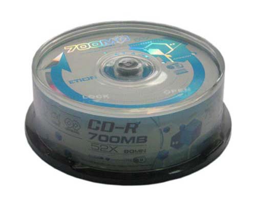 דיסקים לצריבה 25 Etion CD-R 700MB X52 Cake