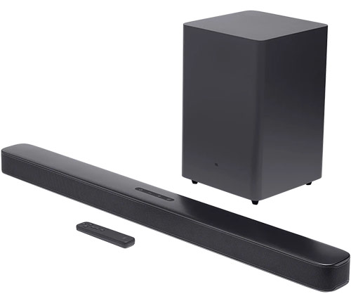 סאונד בר JBL Bar 2.1 Deep Bass הכולל 2.1 ערוצים עם סאבוופר אלחוטי