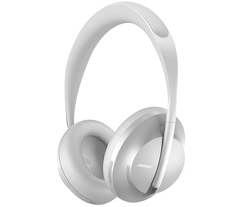 אוזניות אלחוטיות Bose Noise Cancelling Headphones 700 Bluetooth בצבע כסוף עם מיקרופון 