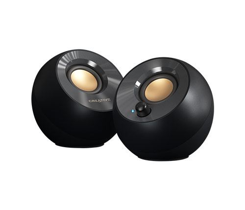 רמקולים Creative Pebble V2 2.0 USB-C בצבע שחור