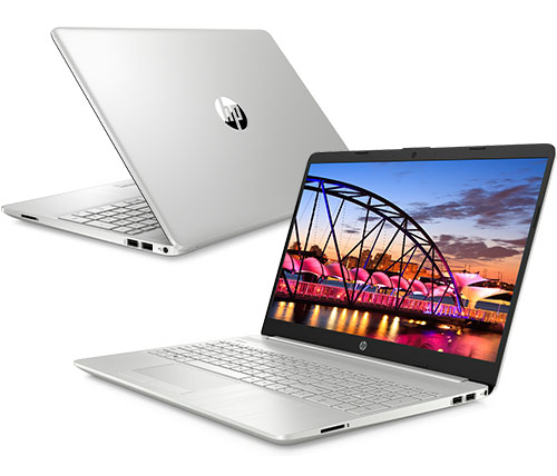 מחשב נייד "15.6 HP Notebook 15-DW1005NJ 8PK92EA i7-10510U בצבע כסוף, כונן 512GB SSD, זכרון 16GB ומ.גרפי Nvidia MX250