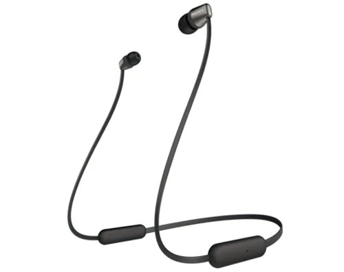 אוזניות אלחוטיות Sony WI-C310 עם מיקרופון Bluetooth בצבע שחור