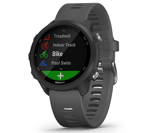 שעון חכם Garmin Forerunner 245 בצבע אפור אחריות היבואן הרשמי