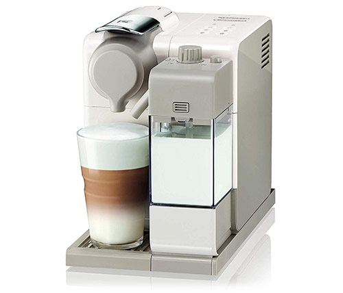 מכונת קפה נספרסו Nespresso Lattissima Touch EN560 בצבע לבן כולל מקציף חלב מובנה