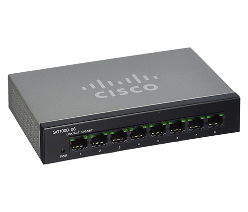 מתג Cisco SG110D-08-EU 8-Port Gigabit Desktop Switch