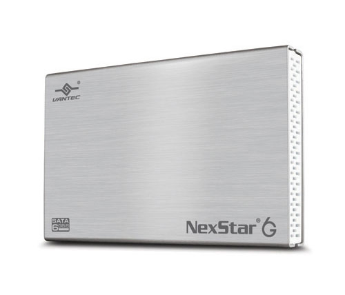 מארז חיצוני לדיסק Vantec NexStar 6G 2.5" USB 3.0 External Hard Drive Enclosure בצבע כסוף