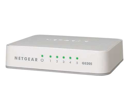 מתג רשת (Switch) Netgear GS205  1