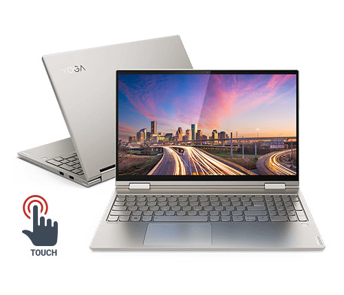 מחשב נייד "14 Lenovo Yoga C740-14 81TC005EIV i7-10510U בצבע זהב כסוף, כונן 1TB SSD זכרון 16GB ומאיץ גרפי Intel UHD Graphics