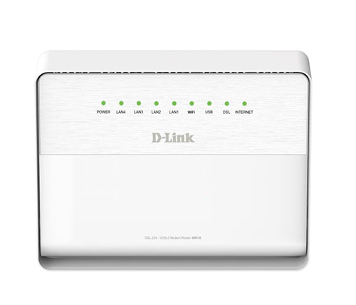 נתב / ראוטר + מודם +D-LINK DSL-225 N300 VDSL2 עד 300Mbps