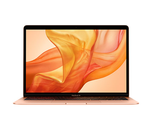מחשב נייד "13.3 Apple MacBook Air MWTL2HB/A Intel Core i3 בצבע זהב, כונן 256GB SSD, זכרון 8GB ומ.גרפי Intel Iris Plus