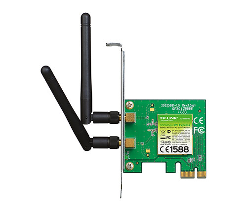 כרטיס רשת אלחוטית WIFI TP-Link TL-WN881ND PCIE עד 300Mbps