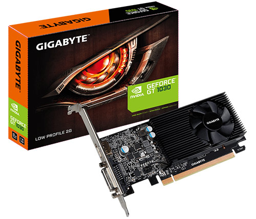 כרטיס מסך Gigabyte NVIDIA GeForce GT 1030 Low Profile 2GB GDDR5