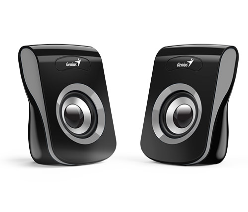 רמקולים Genius SP-Q180 2.0 בצבע שחור ואפור