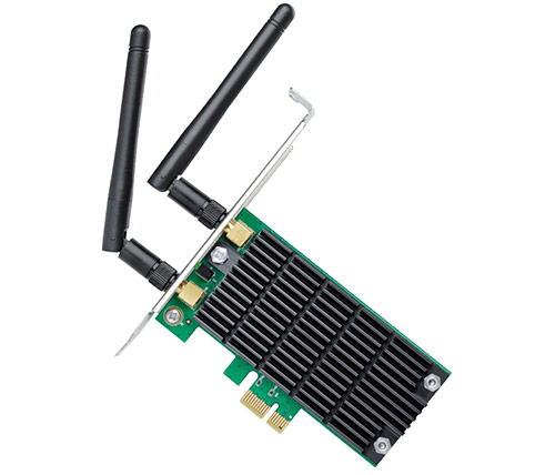 כרטיס רשת אלחוטית TP-Link Archer T4E AC1200 Wireless Dual Band PCIe  עד 1200Mbps תקן AC