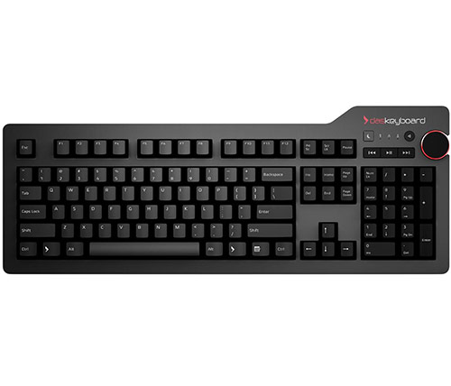 מקלדת מכנית DasKeyboard 4 Professional Cherry MX Brown Switch עברית ואנגלית