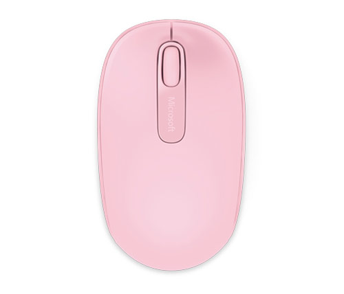 עכבר אלחוטי Microsoft Wireless Mobile 1850 בצבע ורוד