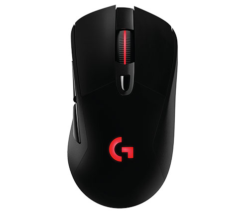 עכבר גיימינג אלחוטי Logitech G703 Lightspeed Wireless Gaming כולל תאורת לד