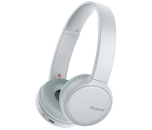 אוזניות אלחוטיות עם מיקרופון Sony WH-CH510 Bluetooth בצבע לבן
