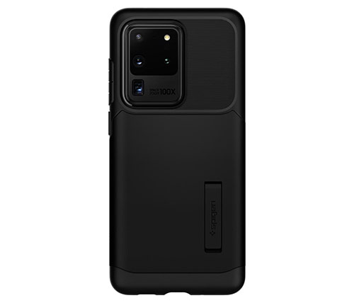כיסוי לטלפון Spigen Slim Armor Samsung Galaxy S20 Ultra בצבע שחור