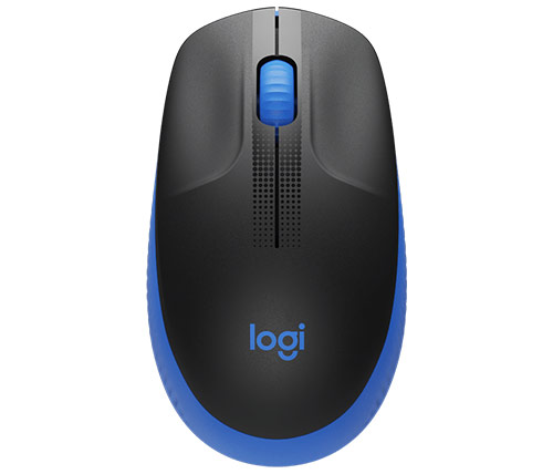 עכבר אלחוטי לוג'יטק Logitech M190 Full-Size Wireless שחור וכחול