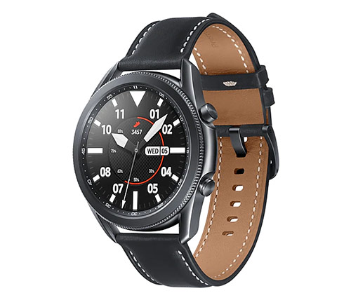 שעון חכם סמסונג Samsung Galaxy Watch3 45mm SM-R840 בצבע שחור עם רצועה שחורה אחריות היבואן הרשמי
