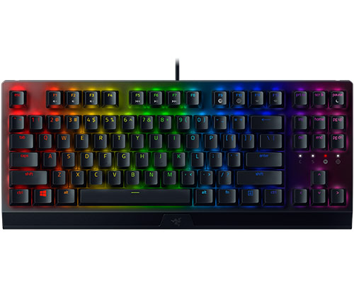 מקלדת גיימינג מכנית רייזר Razer BlackWidow V3 Tenkeyless Green Switch