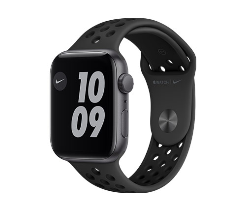 שעון חכם אפל Apple Watch Nike SE GPS 44mm בצבע Space Gray Aluminum Case עם רצועת ספורט Anthracite / Black