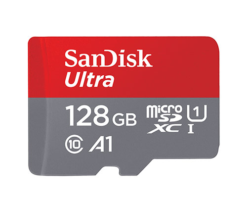 כרטיס זכרון SanDisk Ultra Micro SDXC UHS-I SDSQUA4-128G - בנפח 128GB
