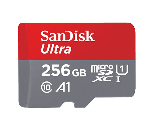 כרטיס זכרון SanDisk Ultra Micro SDHC UHS-I SDSQUA4-256G - בנפח 256GB