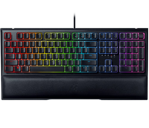 מקלדת Razer Ornata V2 Gaming Mecha-Membrane Switch כולל תאורת לד, עברית אנגלית