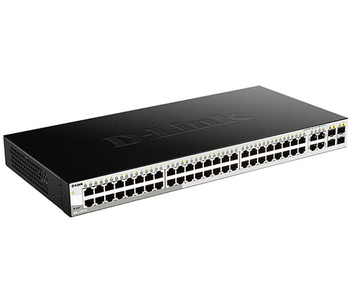 מתג חכם מנוהל D-Link DGS-1210-52P 48 Ports Gigabit 10/100/1000Mbps