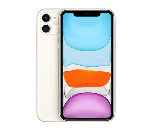 אייפון Apple iPhone 11 128GB בצבע לבן- שנה אחריות היבואן הרשמי