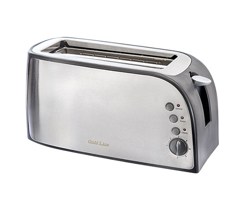 מצנם Gold line ATL-028 1400W בצבע כסוף 