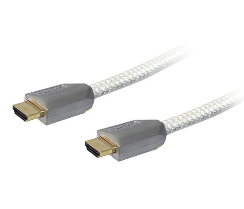 כבל מסך HDMI ל-ETION HDMI תומך 4K תקן 2.0 באורך כ-1 מטר בצבע לבן