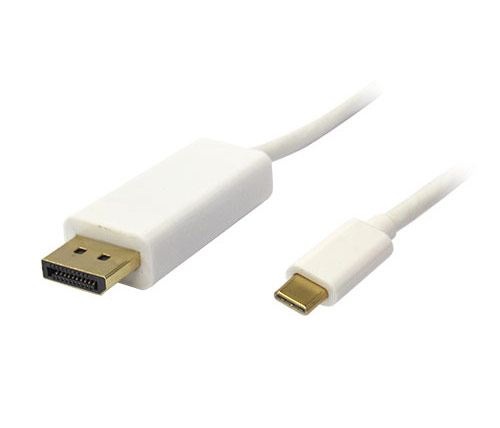 כבל מסך USB 3.1 Type-C זכר ל-DisplayPort זכר ETION באורך כ- 2 מטרים